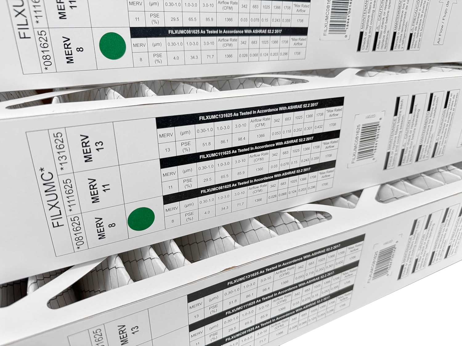 Carrier FILXUMC081625 / FILCCCAR0016 Furnace Filter Size 16 x 25 x 4 5/16.