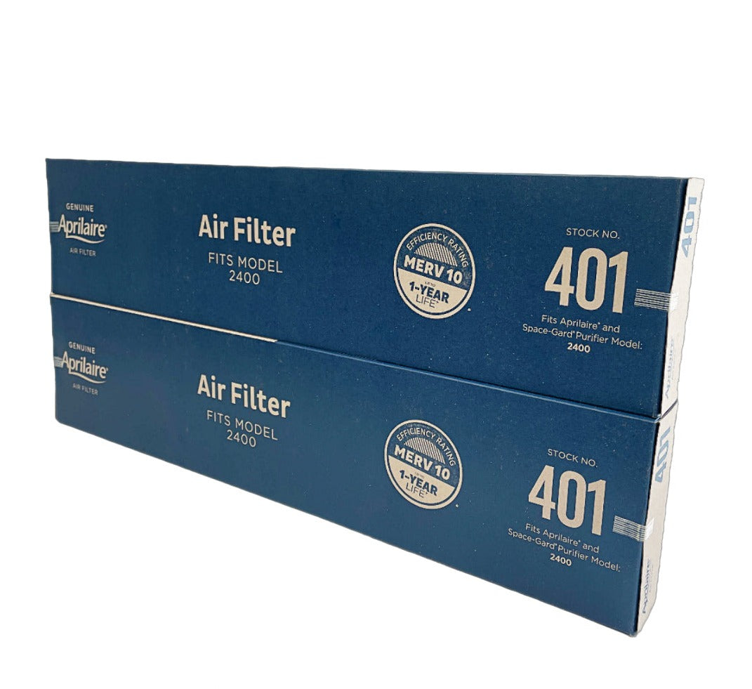 Aprilaire 401 - 16 x 25 x 6 Furnace Filter - Package of 2