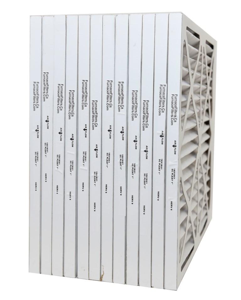 18x18x1 Furnace Filter MERV 10 Pleated Filters. Case of 12