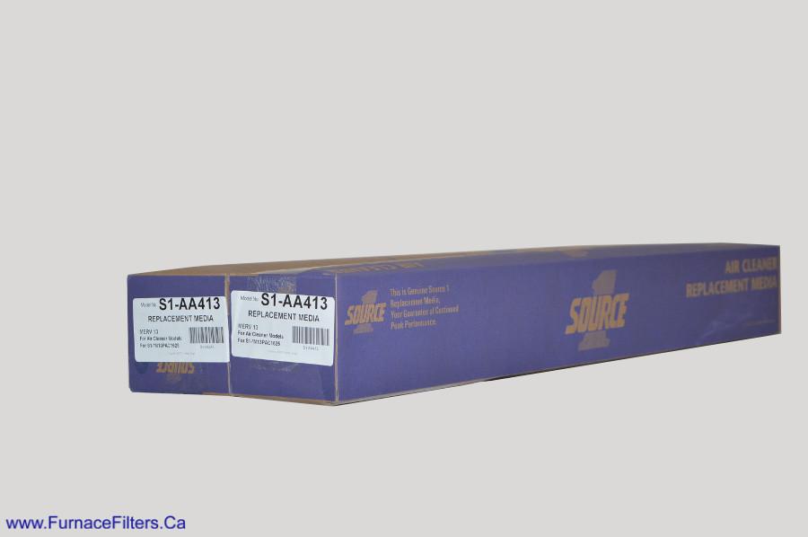 S1-M13PAC1625 Part # S1-AA413 York / Source 1  Replacement Media MERV 13. Package of 2