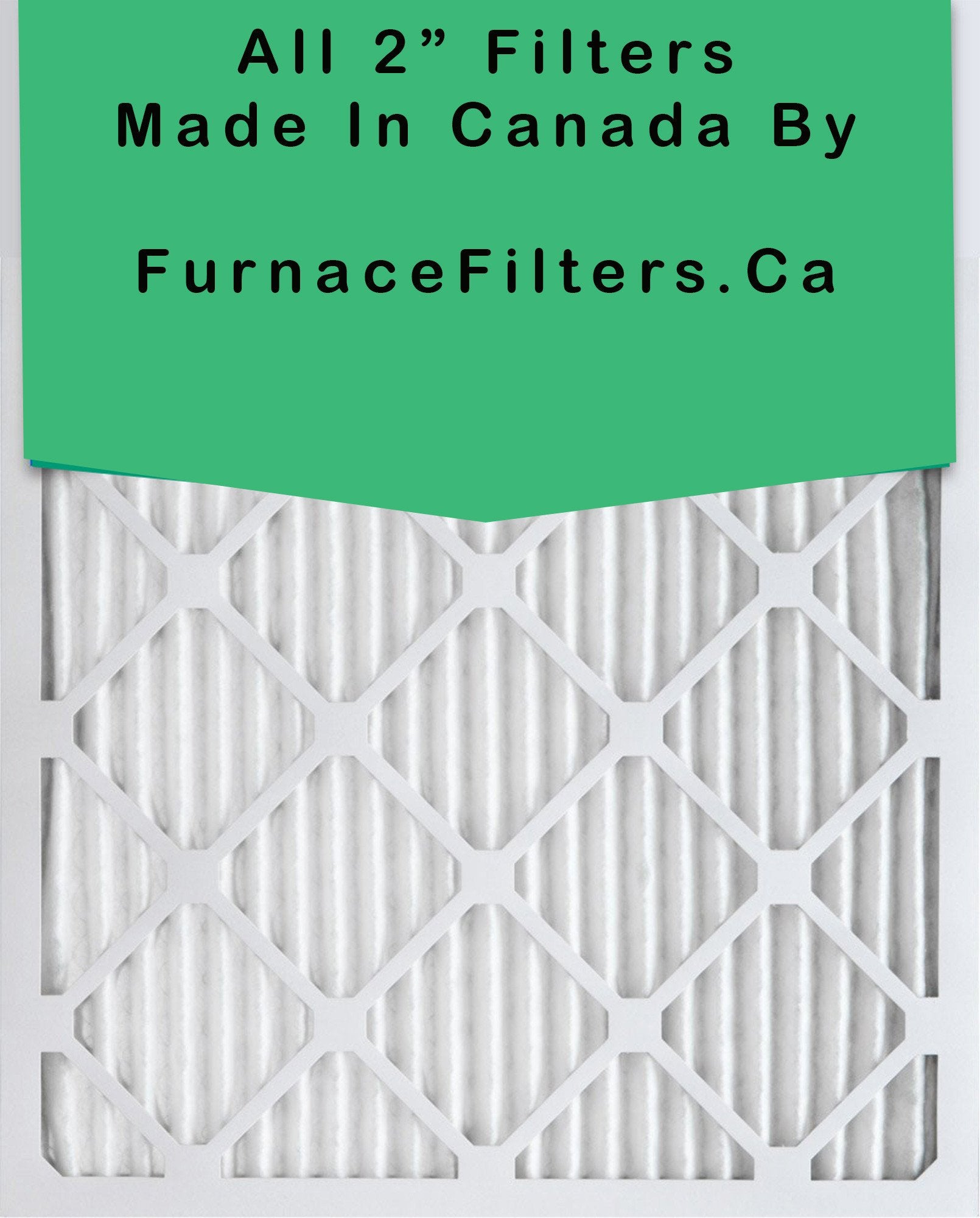 25x25x2 Furnace Filter MERV 8 Pleated Filters. Case of 6