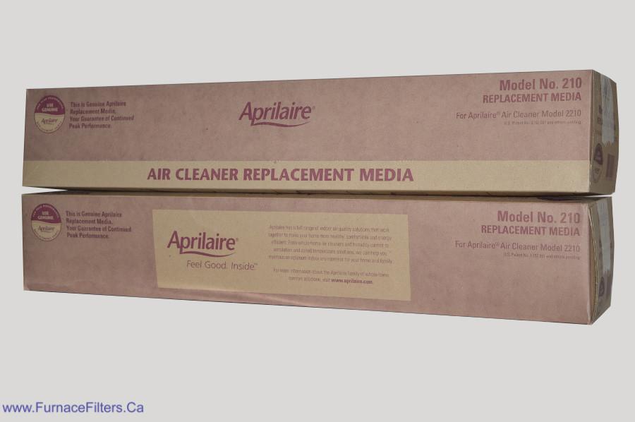 Aprilaire 210 Furnace Filter MERV 11 Replacement Filter. Package of 2