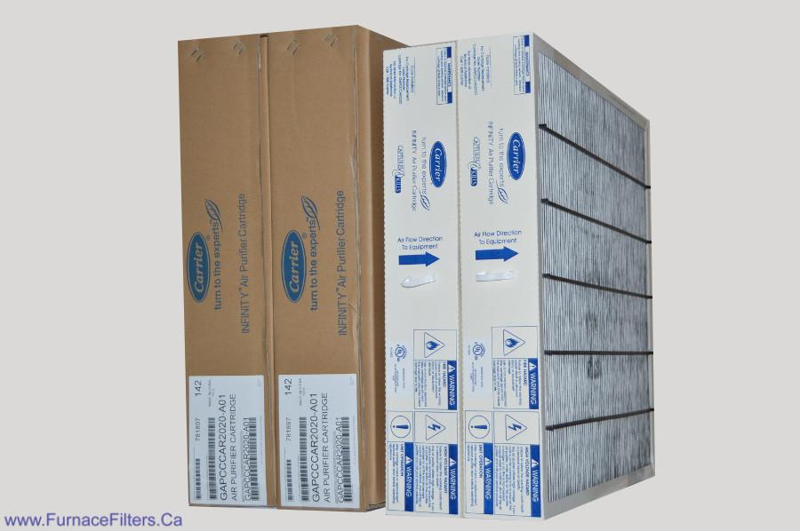 Bryant GAPBBCAR2020 Furnace Filter 20x20 Air Purifier Cartridge. Package of 2
