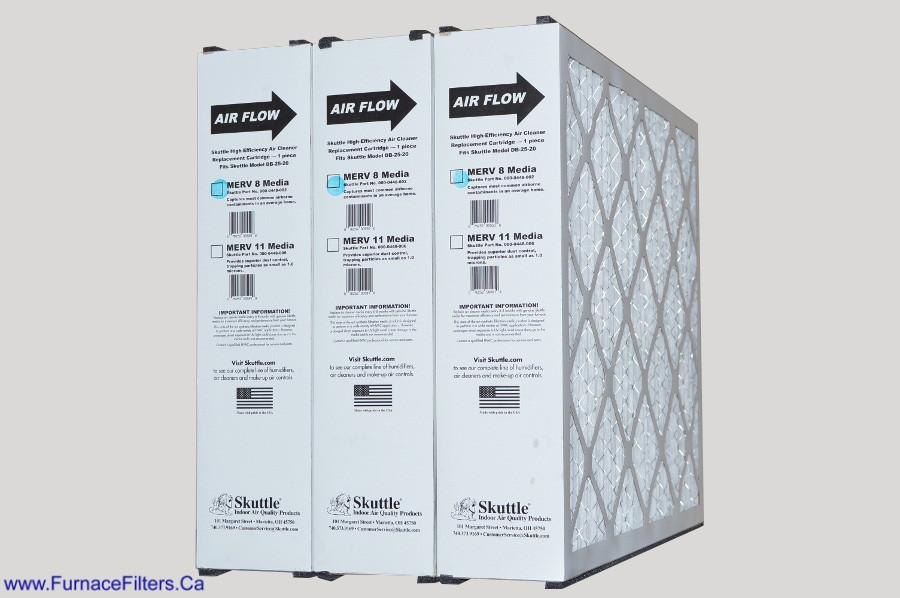 Direct Energy 000-0448-002 Furnace Filter 20x25x5 Fits Model DB-25-20 Air Cleaners. MERV 8, Case of 3